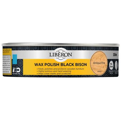 Liberon 126866 Black Bison Wax Paste Antique Pine 150Ml - Thumbnail 2