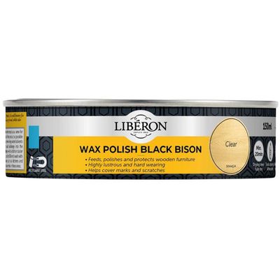 Liberon 126867 Black Bison Wax Paste Clear 150Ml - Thumbnail 2