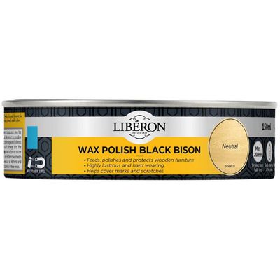 Liberon 126871 Black Bison Wax Paste Neutral 150Ml - Thumbnail 2