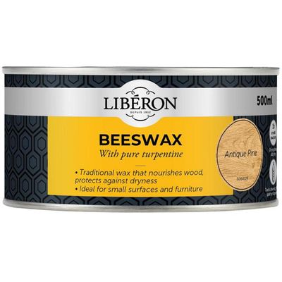 Liberon Beeswax Paste Antique Pine 500Ml 126896 - Thumbnail 2