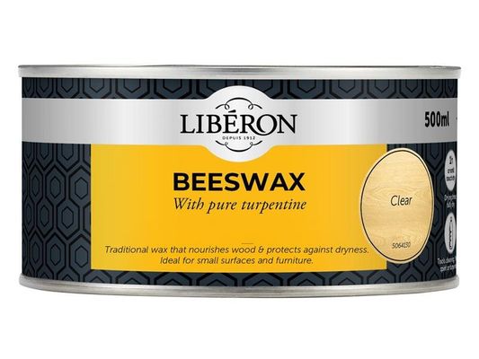 Liberon 126897 Beeswax Paste Clear 500Ml