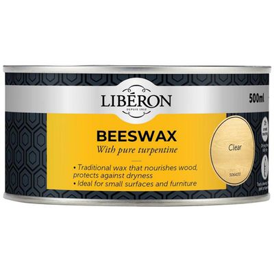 Liberon 126897 Beeswax Paste Clear 500Ml - Thumbnail 2