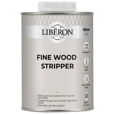 Liberon 126901 Fine Wood Stripper 500Ml - Thumbnail 2