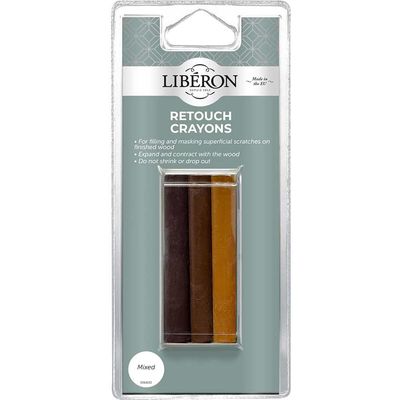 Liberon 126927 Retouch Crayons Mixed (3 Pack)