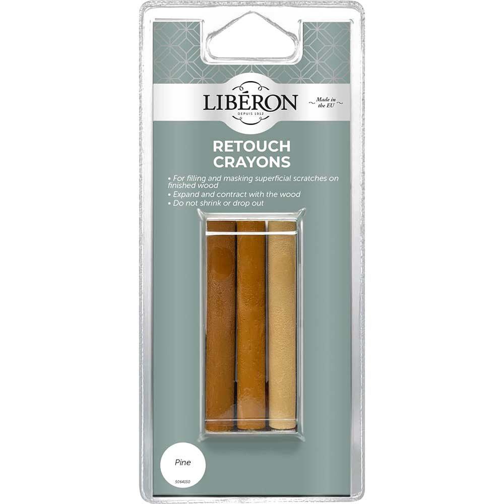Liberon 126929 Retouch Crayons Pine (3 Pack) - Image 1