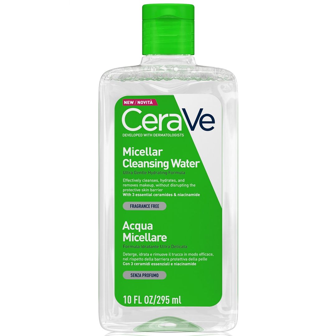 CeraVe Micellar Cleansing Water with Niacinamide & Ceramides for All Skin Types 295ml - Image 1