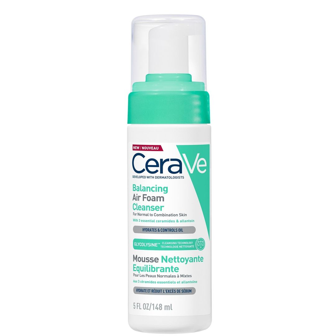 CeraVe Balancing Air Foam Foaming Facial Cleanser 150ml - Image 1