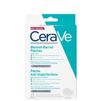 CeraVe Blemish Barrier Patches for Blemishes & Redness 22 Pieces