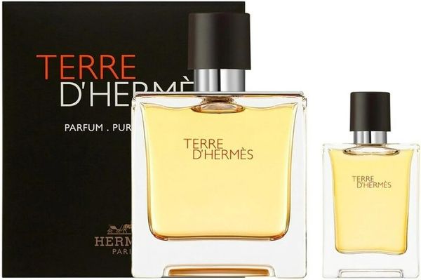 Hermes Terre d'Hermes Pure Parfum 75ml + 12.5ml Gift Set