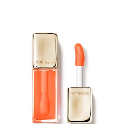 GUERLAIN KissKiss Bee Glow 92% Natural-Origin Honey Tint Lip Oil 41g (Various Shades) - 319 Peach Glow