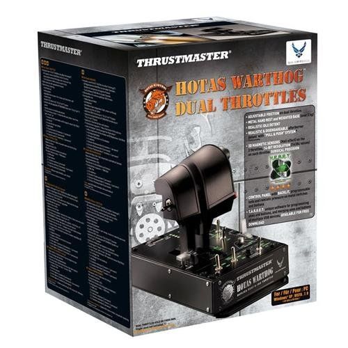 Thrustmaster HOTAS Warthog Dual Throttles Black USB Flight Sim PC - Image 1