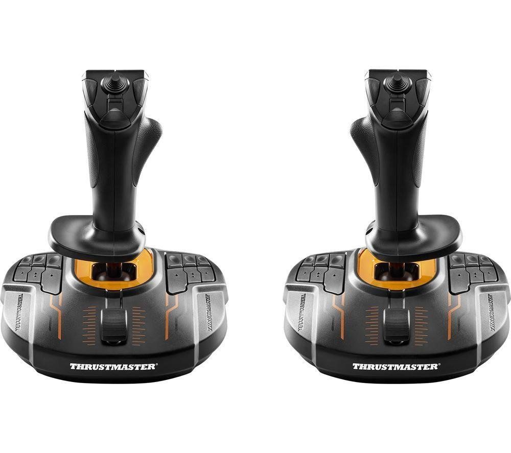 Thrustmaster T.16000M FCS SPACE SIM DUO Black, Orange USB Joystick Analogue / Digital PC - Image 1