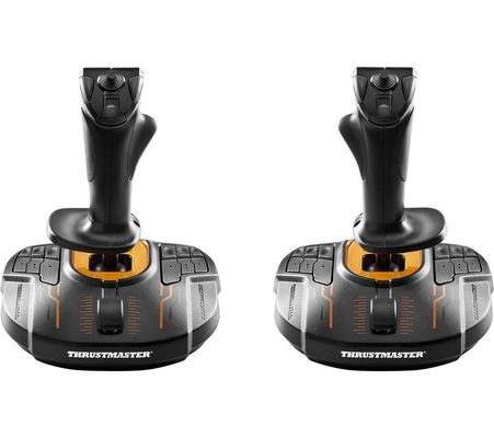 Thrustmaster T.16000M FCS SPACE SIM DUO Black, Orange USB Joystick Analogue / Digital PC