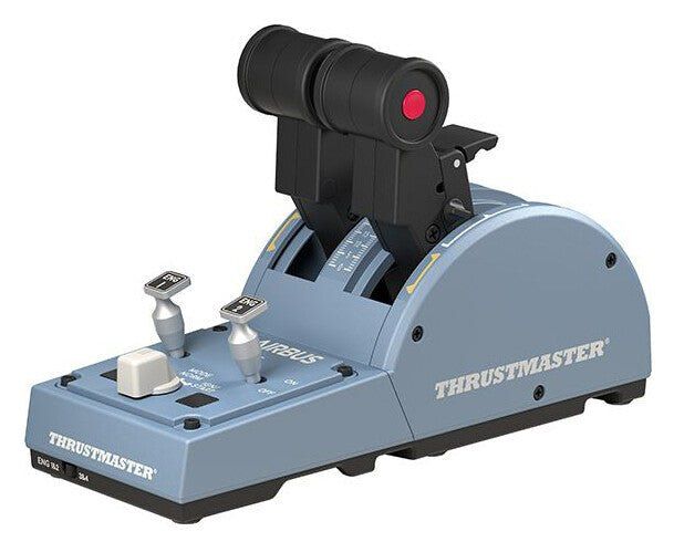 Thrustmaster TCA Quadrant Airbus Edition Black Blue Flight Sim PC - Image 1