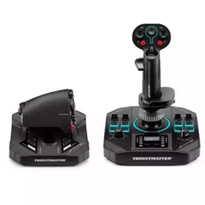 Thrustmaster Sol-R 4 HOTAS Black USB Joystick + engine control lever Analogue / Digital PC - Thumbnail 2