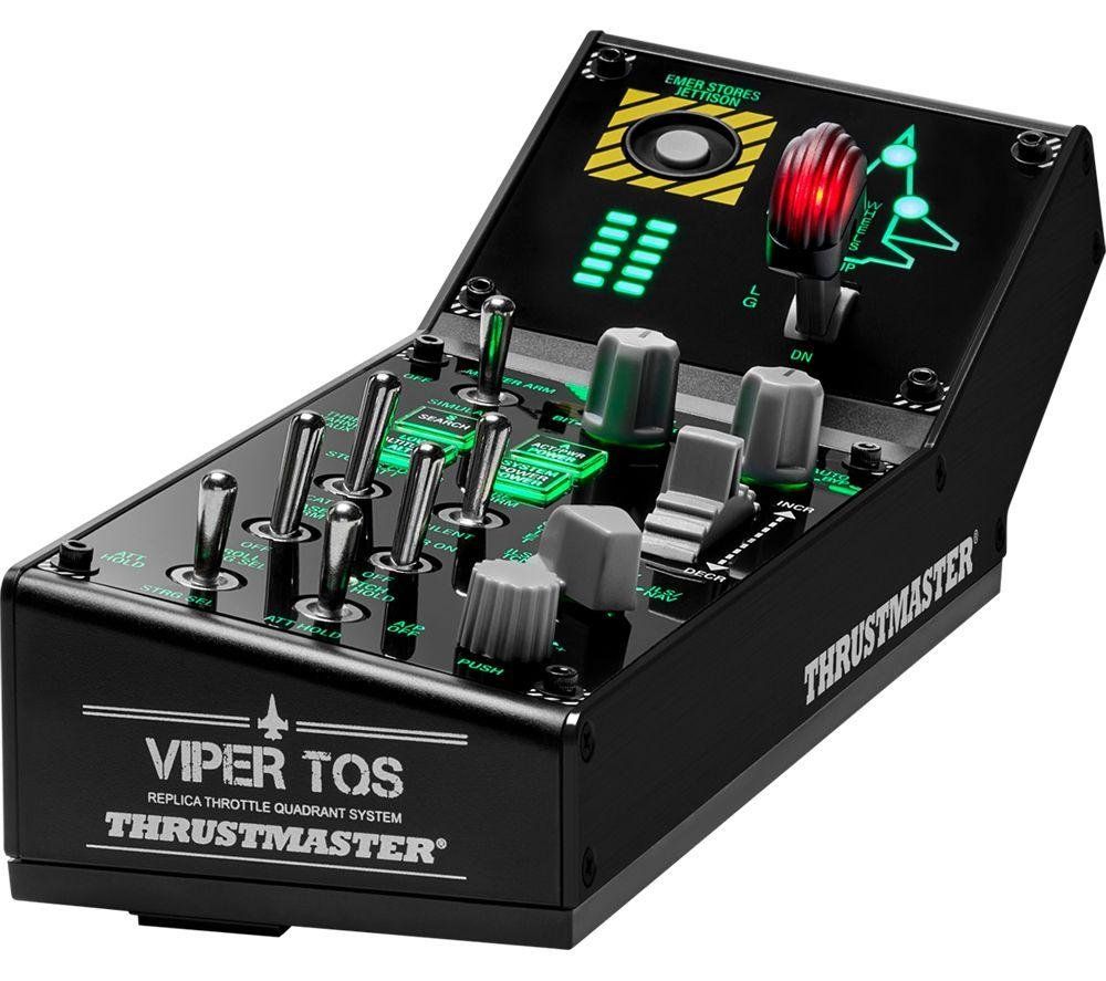 Thrustmaster VIPER Panel Black USB Joystick + engine control lever PC - Image 1