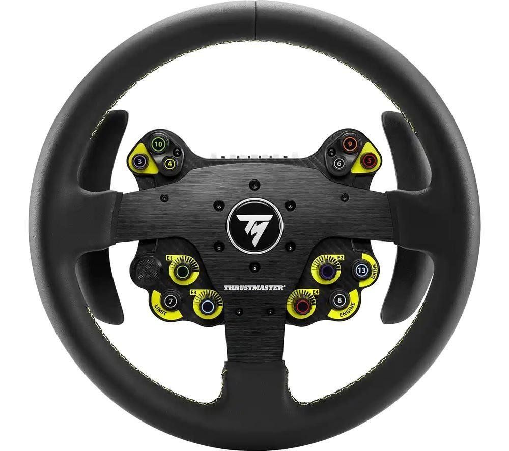Thrustmaster Evo Racing 32R Leather Black Yellow Steering wheel PC PlayStation 4 PlayStation 5 Xbox Xbox One - Image 1