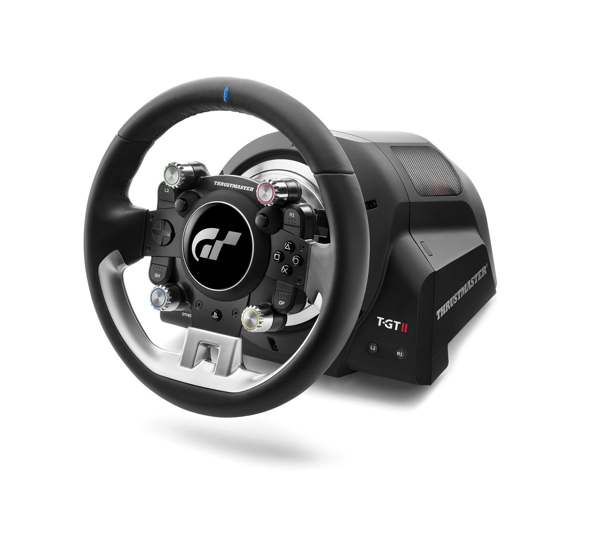 Thrustmaster 4160846 Steering wheel PC PlayStation 4 PlayStation 5 Wired USB Black Cable - Image 1