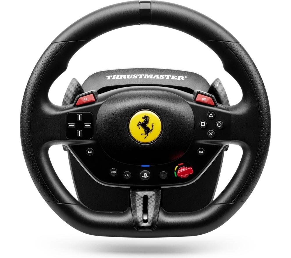 THRUSTMASTER T98-P Ferrari 296 GTB Racing Wheel & Pedals for PlayStation & PC - Image 1