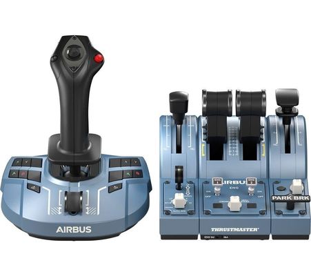Thrustmaster TCA Captain Pack X Airbus Edition Black Grey USB Joystick + engine control lever Analogue PC Xbox