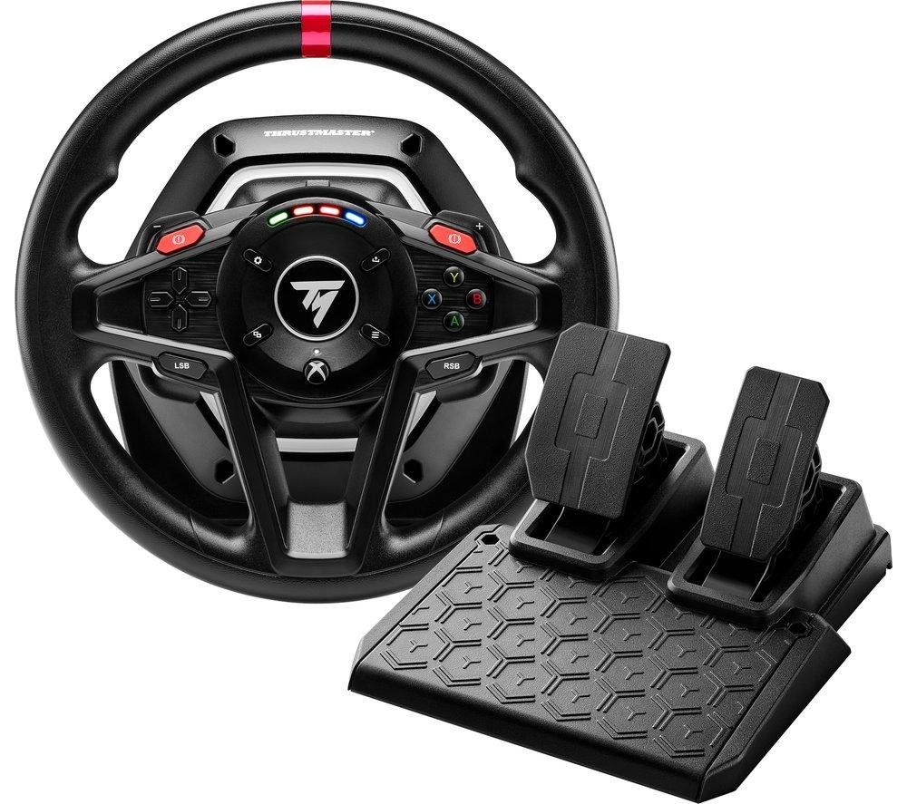 Thrustmaster T128 Black Steering wheel + Pedals PC Xbox One Xbox One S Xbox One X Xbox Series S Xbox Series X - Image 1