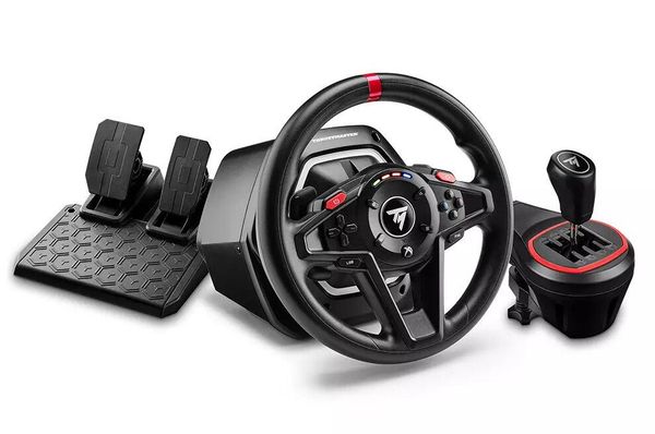 Thrustmaster T128 Shifter Pack Black Steering wheel + pedals + shifter Analogue / Digital PC Xbox One Xbox One S Xbox One X - Thumbnail 2