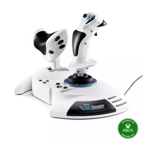 Thrustmaster T.Flight Hotas One Microsoft Flight Simulator Edition Black White USB Joystick + engine control lever Analogue / Digital PC Xbox One Xbox One S Xbox One X - Image 1