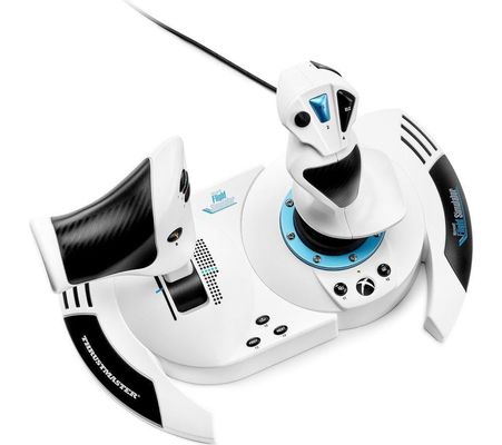 Thrustmaster T.Flight Hotas One Microsoft Flight Simulator Edition Black White USB Joystick + engine control lever Analogue / Digital PC Xbox One Xbox One S Xbox One X - Thumbnail 2