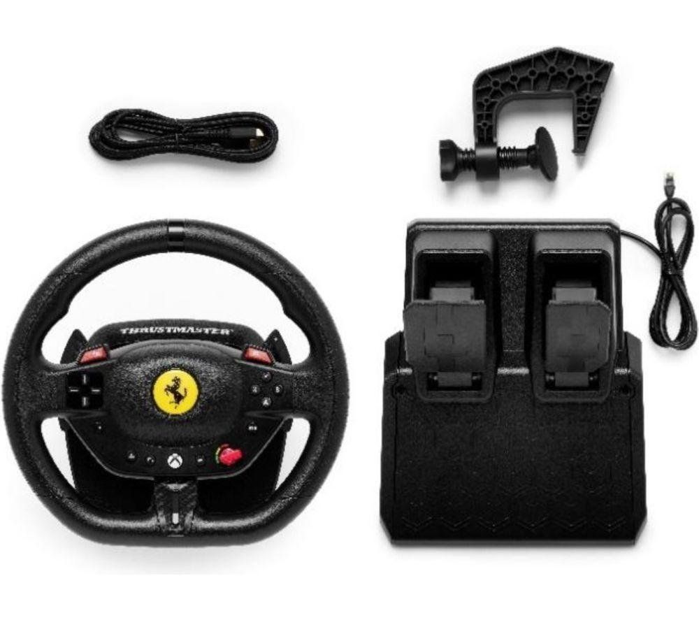 THRUSTMASTER T98-X Ferrari 296 GTS Racing Wheel & Pedals for Xbox & PC - Image 1