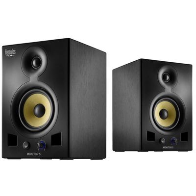 HERCULES DJ Monitor 5 Speakers - Black, Black