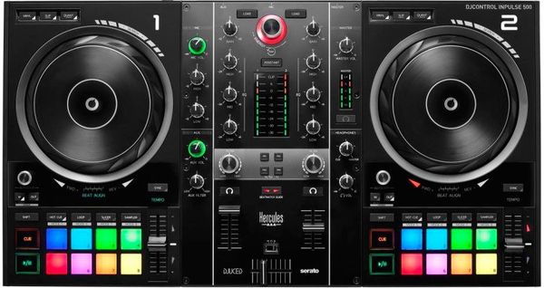 HERCULES DJ Control Inpulse 500 Audio Controller - Black, Black