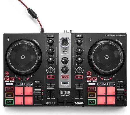 Hercules INPULSE 200 MK2 Vinyl scratcher 2 channels Multicolour