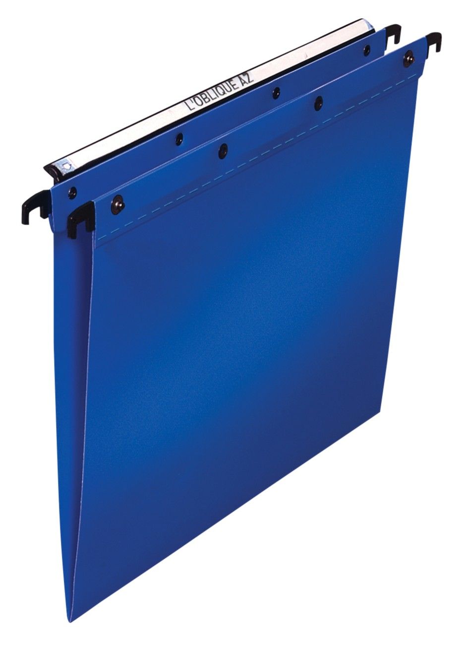 Elba Vertical Foolscap Suspension Files PP Blue (Pack of 25) 100330370 - Image 1
