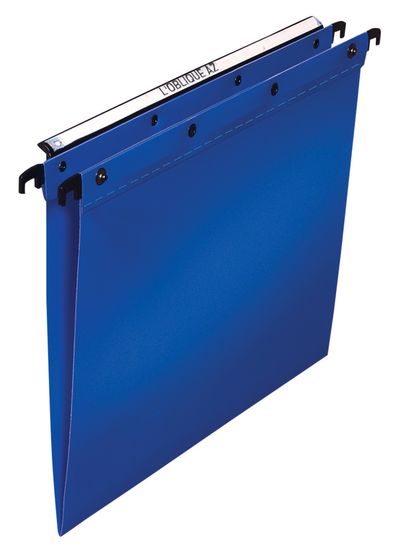 Elba Vertical Foolscap Suspension Files PP Blue (Pack of 25) 100330370