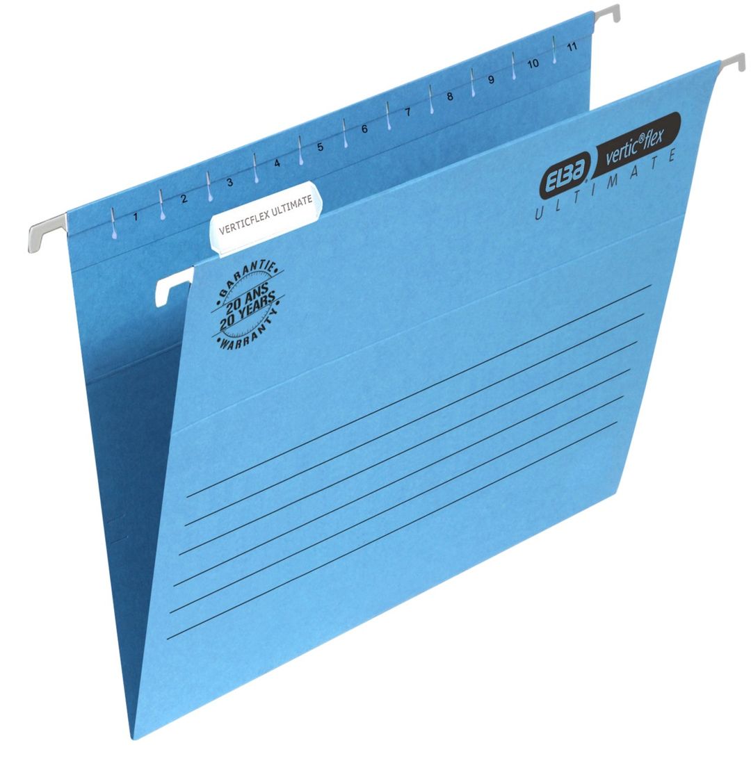Elba Suspension File Manilla A4 Blue (25 Pack) 100331149 - Image 1