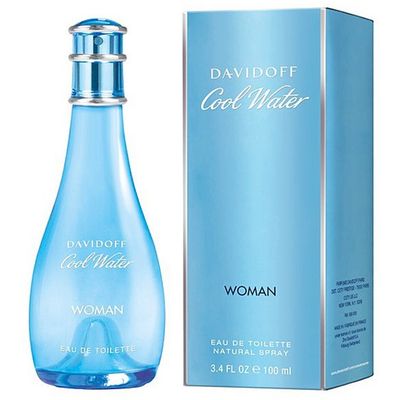 Davidoff Cool Water Eau de Toilette Women's Perfume Spray 100ml - Blue