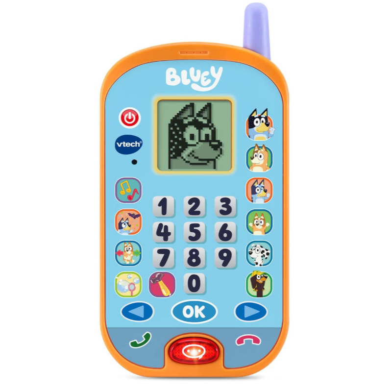 VTECH Bluey Ring Ring Phone - Blue & Orange - Image 1