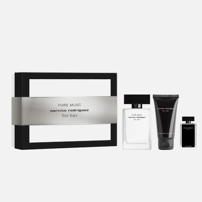 Narciso Rodriguez Narciso Pure Musc Eau de Parfum 50ml Spray 3 Pcs Gift Set