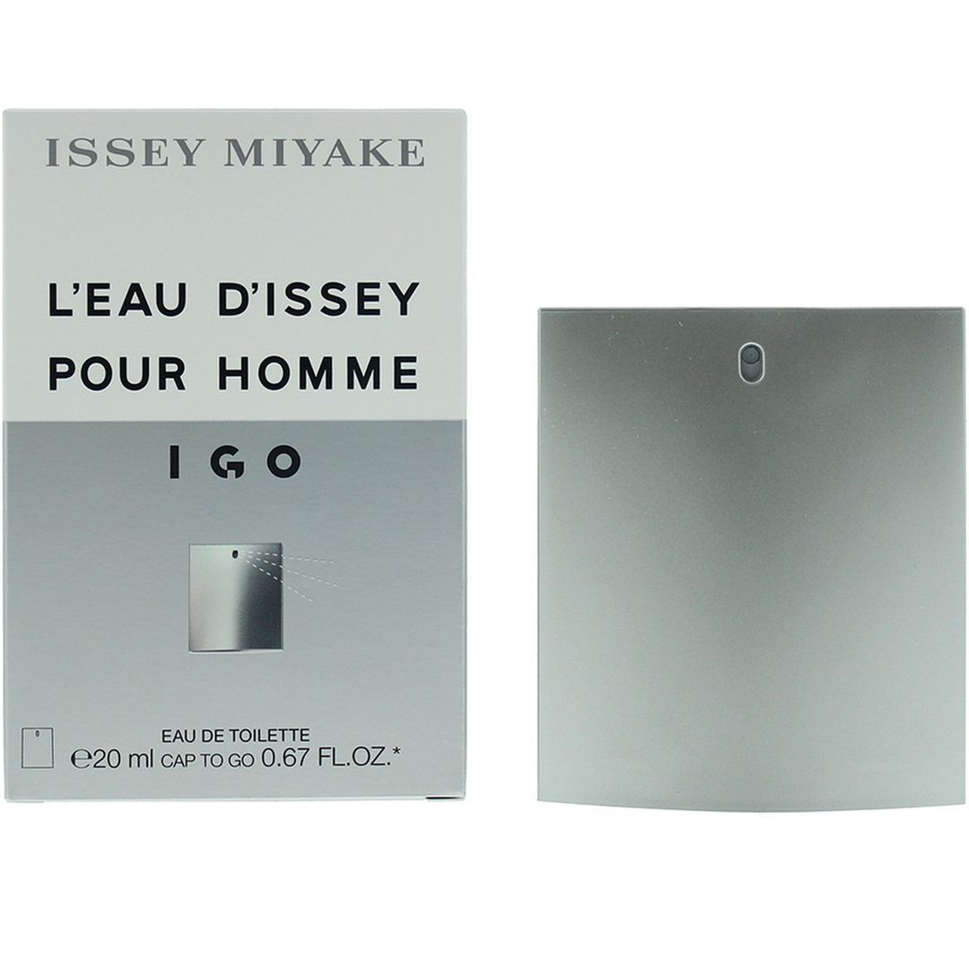 Issey Miyake L'eau D'issey Pour Homme IGO Eau De Toilette 20ml Cap To Go Spray - Grey - Image 1