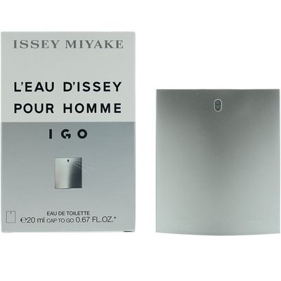 Issey Miyake L'eau D'issey Pour Homme IGO Eau De Toilette 20ml Cap To Go Spray - Grey