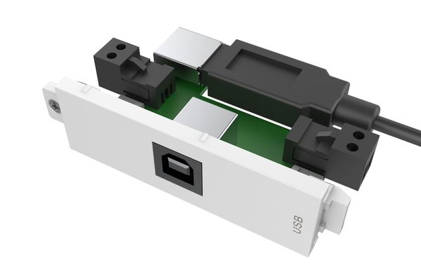 Vision TC3 USBB+ socket-outlet USB White - Thumbnail 2
