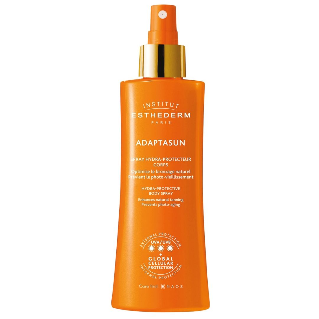 Institut Esthederm Adaptasun UVA/UVB Body Milk Spray with Strong Sun Protection 150ml - Image 1