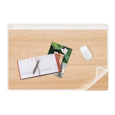 CEP Silva Desk Mat with Transparent Window Beech 1008001021 - Thumbnail 2