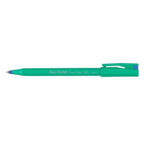 Pentel Fine Point R50 Blue Stick ballpoint pen 12 pc(s) - Image 1