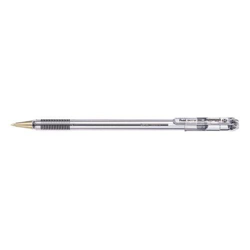 Pentel Superb M Black Stick ballpoint pen Medium 12 pc(s) - Image 1