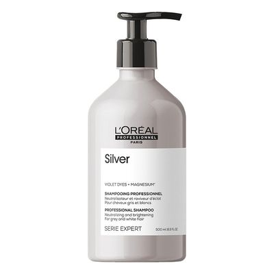 L'Oreal Professionnel Serie Expert Silver Shampoo 500ml in Clear - Thumbnail 2