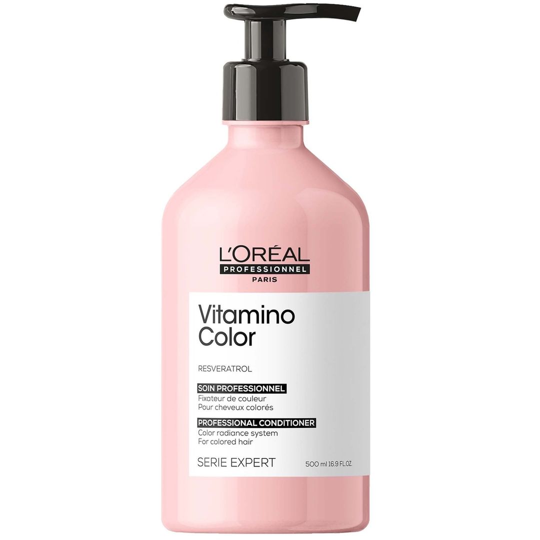 L'Oréal Professionnel Serie Expert Vitamino Color Conditioner with Resveratrol for Coloured Hair 500ml - Image 1