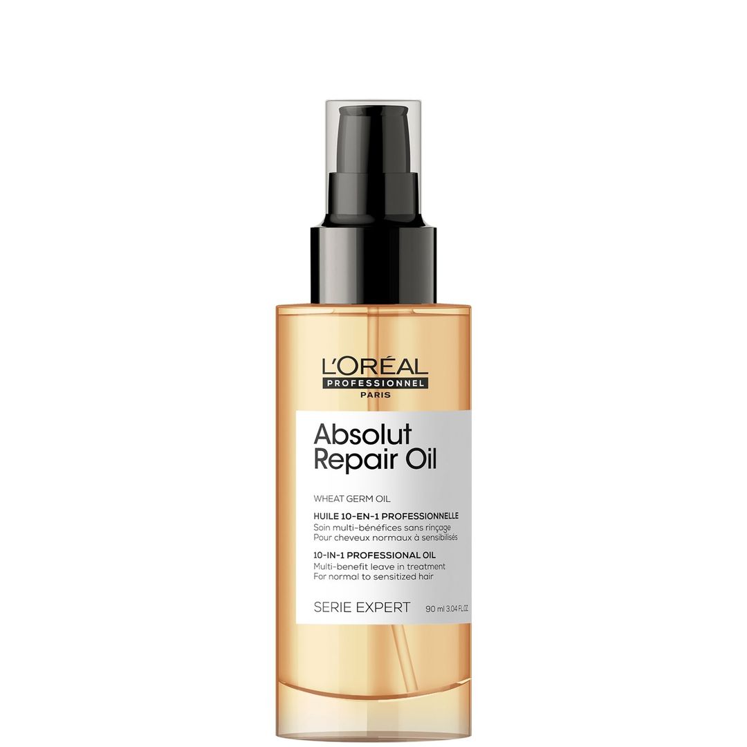 L'Oréal Professionnel Absolut Repair 10 in 1 Leave in Oil for Dry Hair 90ml - Image 1