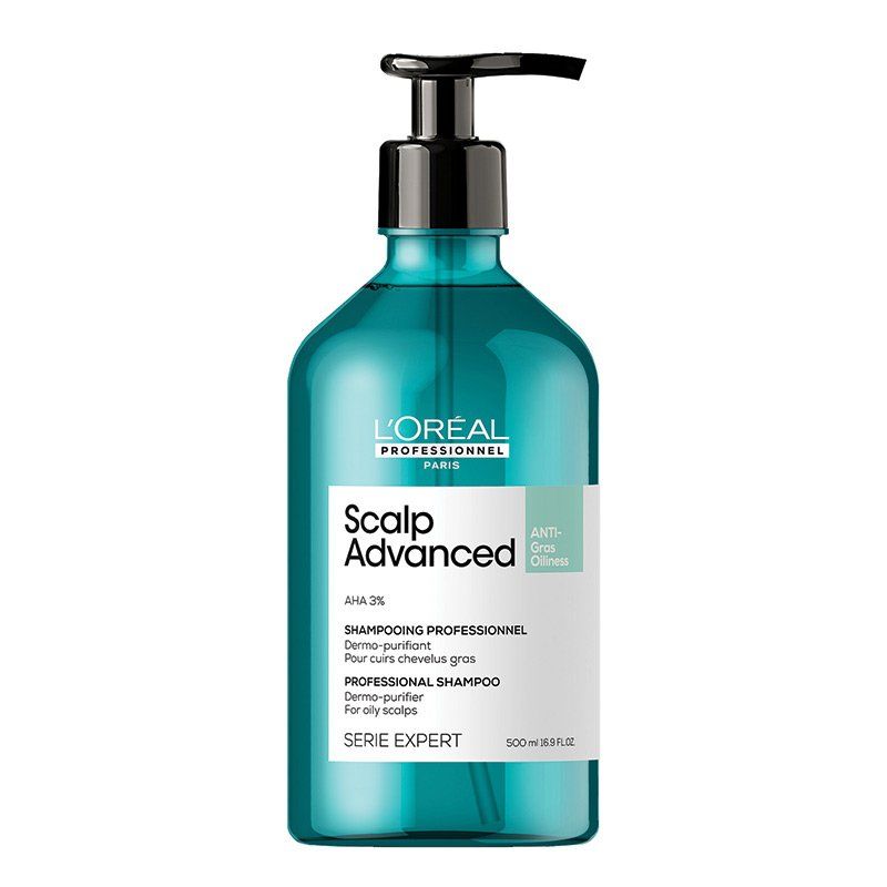 L'Oreal Professionnel Serie Expert Scalp Advanced Anti-Oiliness Dermo-Purifier Shampoo 500ml in Clear - Image 1
