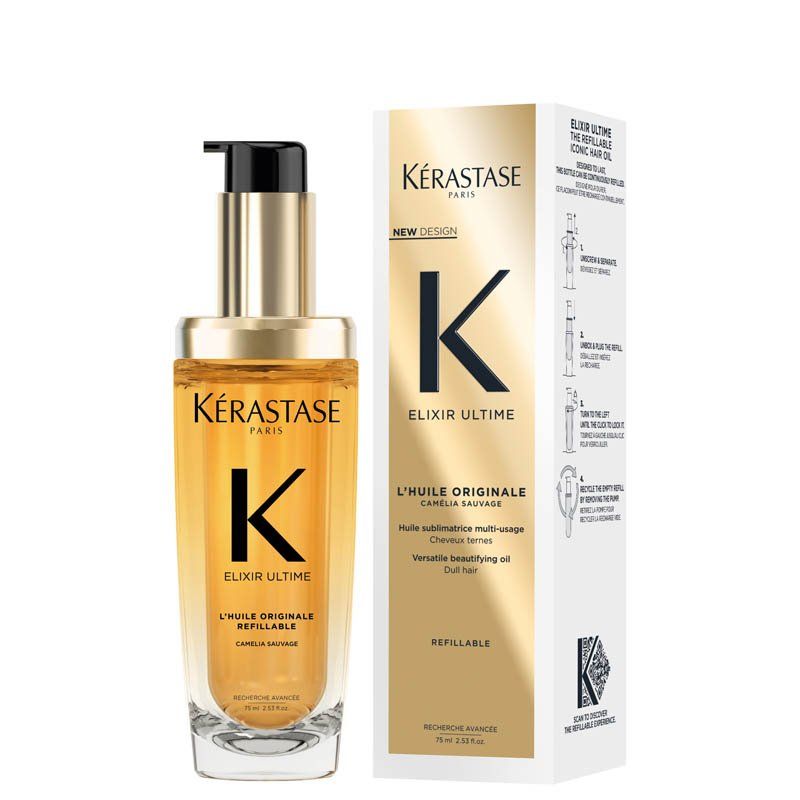 Kérastase Elixir Ultime L'Huile Originale Hair Oil Refillable 75ml - Image 1